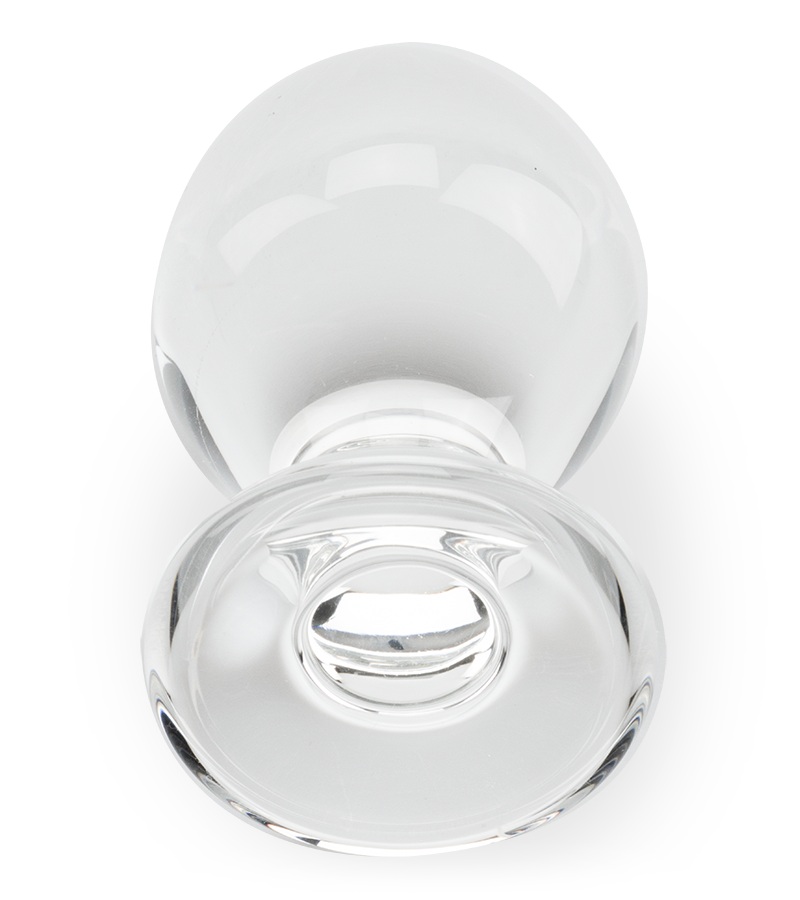 Eternal Love glass butt plug