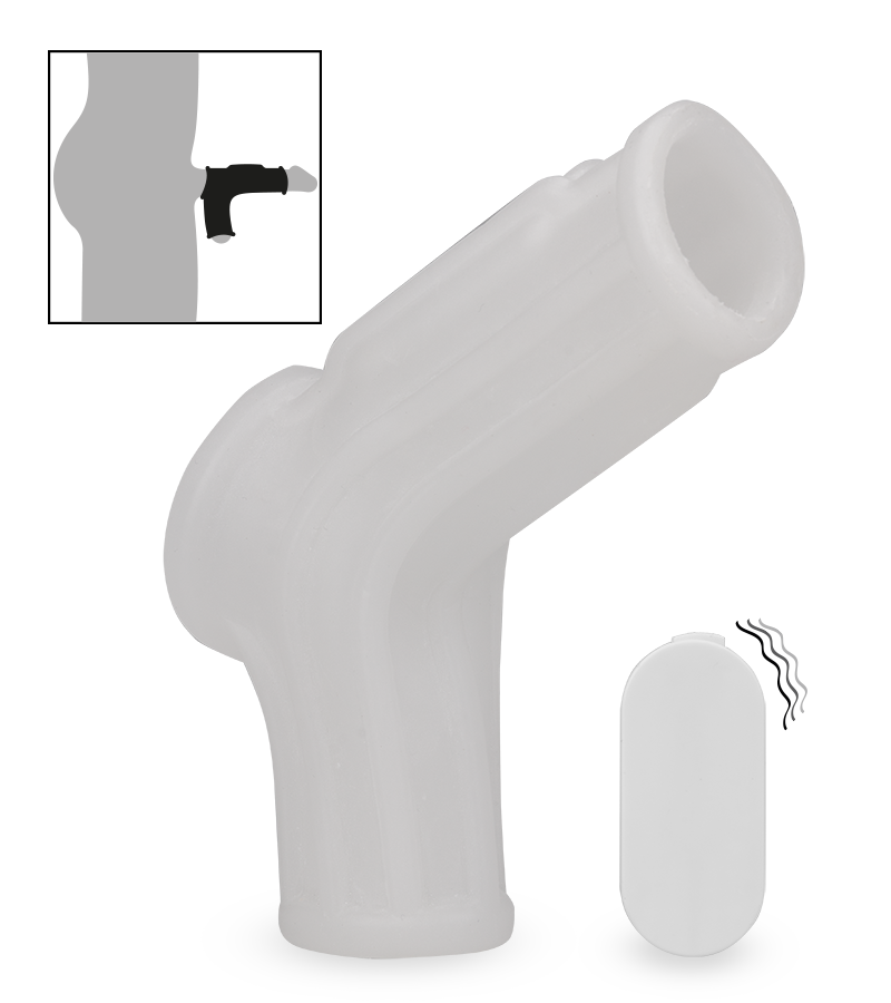 Everest ribbed vibrating cock sleeve