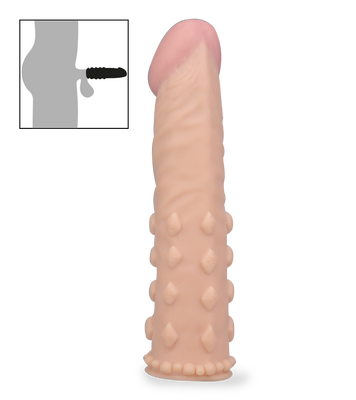 Extra-large diamondback penis sleeve