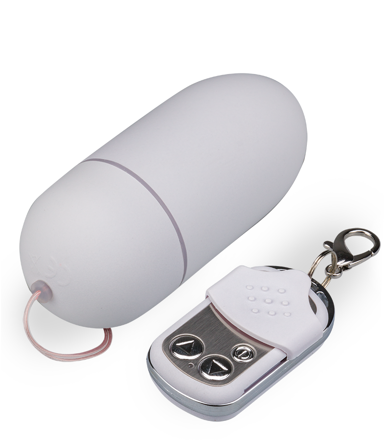 Extra-large remote control vibrating love egg