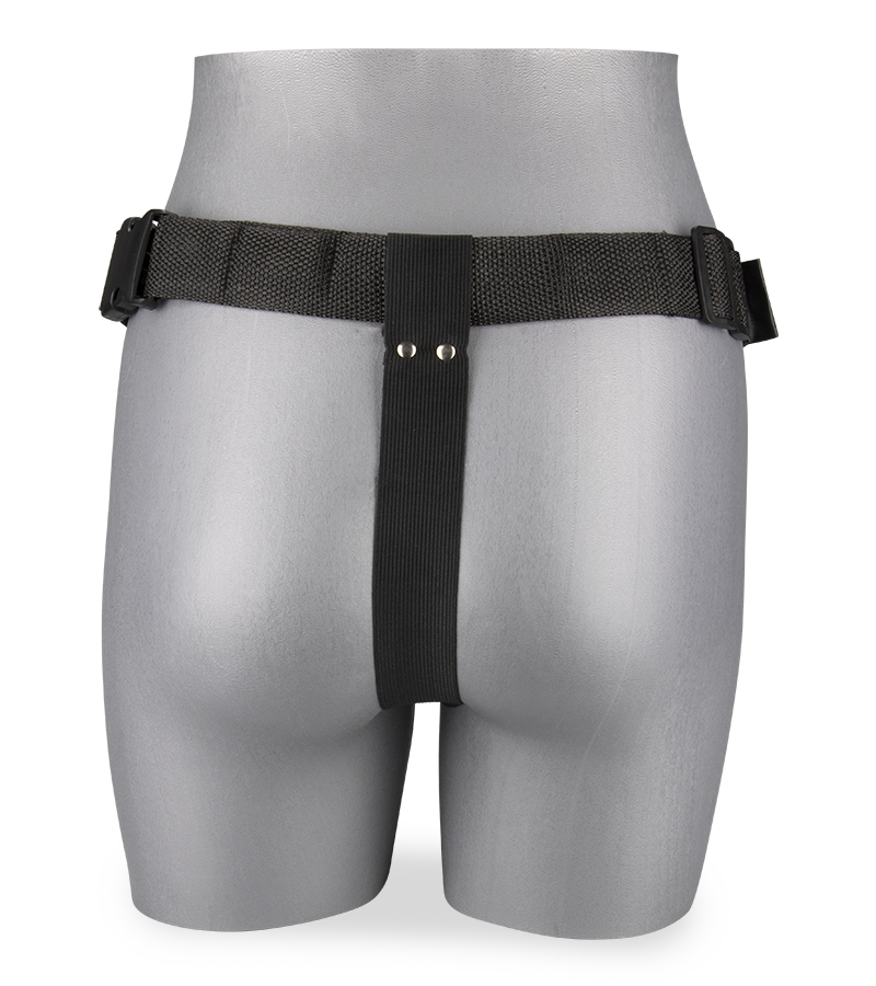 Extra-thick vibrating strap on dildo