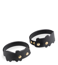 Load image into Gallery viewer, Faux leather BDSM cat ankle cuffs