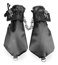 Load image into Gallery viewer, Faux leather BDSM mitts