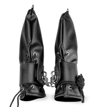 Load image into Gallery viewer, Faux leather BDSM mitts