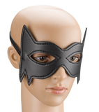 Faux leather domino mask
