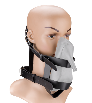 Faux leather face harness for shoes