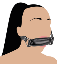 Load image into Gallery viewer, Faux-leather padded gag