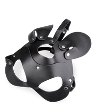 Load image into Gallery viewer, Faux leather rabbit mask