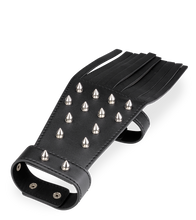 Load image into Gallery viewer, Faux leather spiked flogger glove
