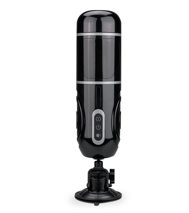 Feline rotating and thrusting masturbator with audio feature