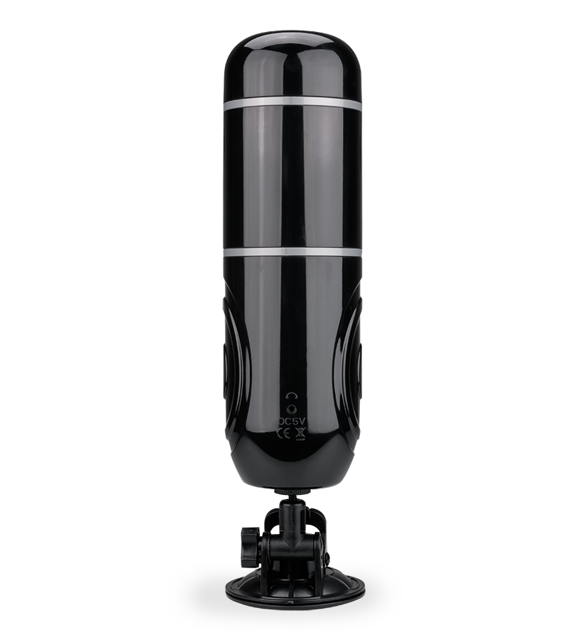 Feline rotating and thrusting masturbator with audio feature