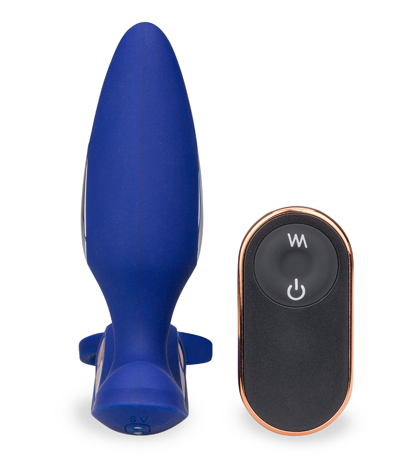 Fever estim vibrating anal plug with cock ring