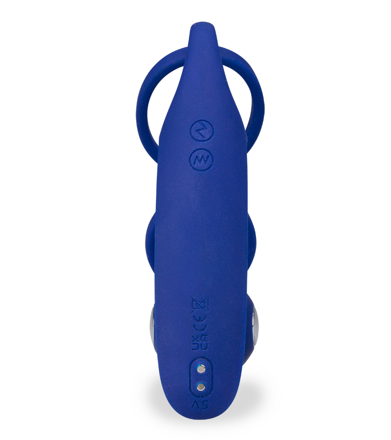 Fever estim vibrating anal plug with cock ring