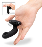 Finger vibrator for clit, G-spot, or prostate