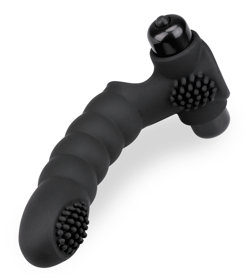 Finger vibrator for clit, G-spot, or prostate