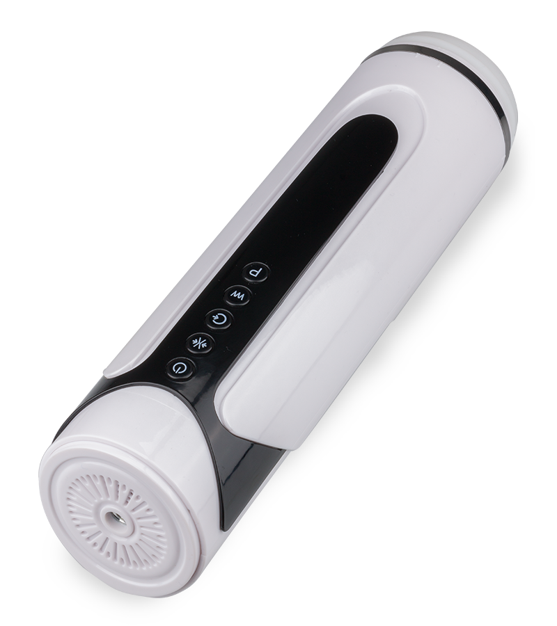 Finisher vibrating and sucking masturbator