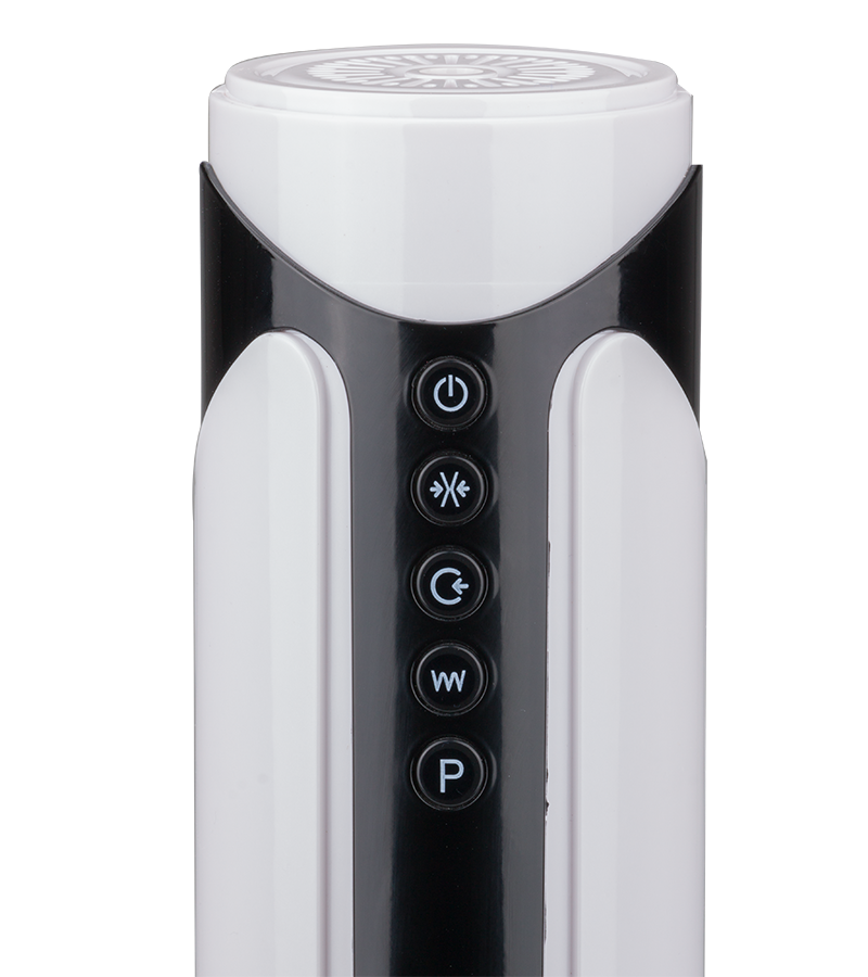 Finisher vibrating and sucking masturbator