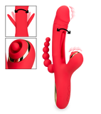 Fireworks triple-stimulation G-spot tapping rabbit vibrator