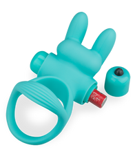 Load image into Gallery viewer, Fizzer triple silicone cock ring with vibrating rabbit