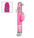 Flashy rotating up and down rabbit vibrator
