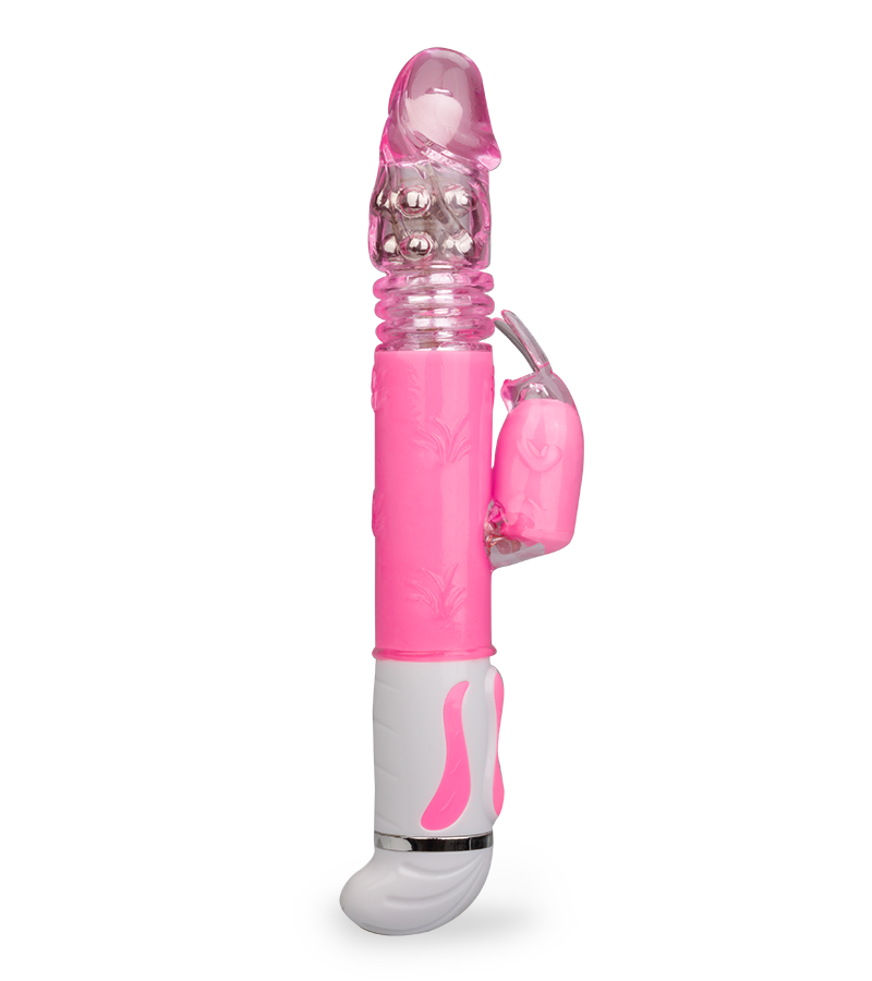 Flashy rotating up and down rabbit vibrator