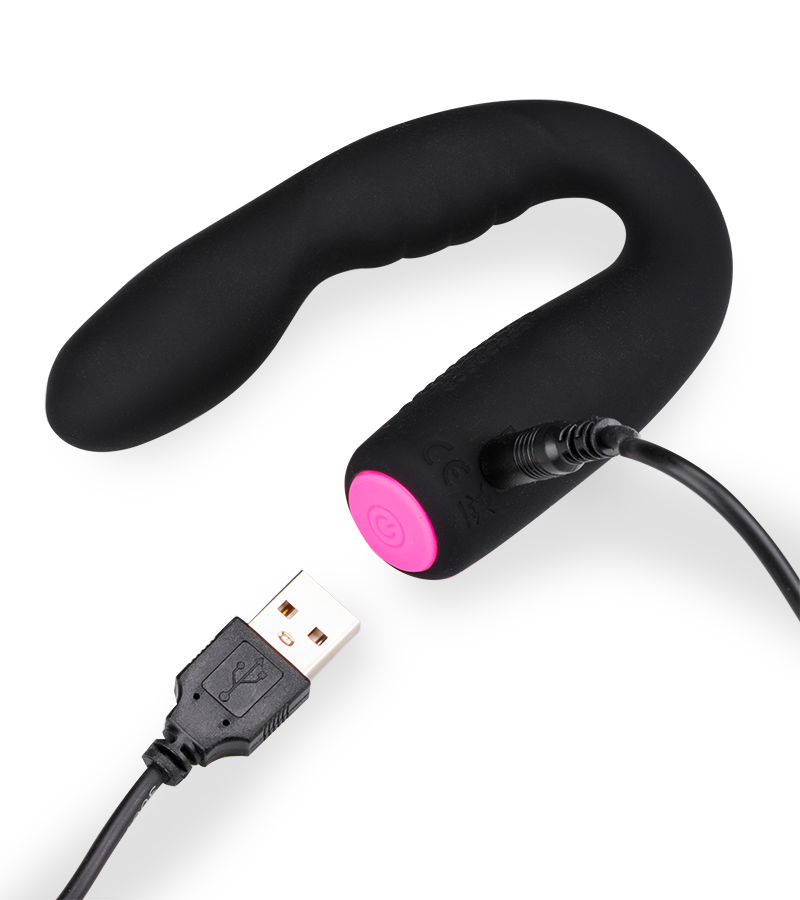 Flexible clit and G-spot vibrator