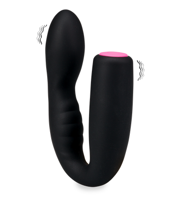 Flexible clit and G-spot vibrator