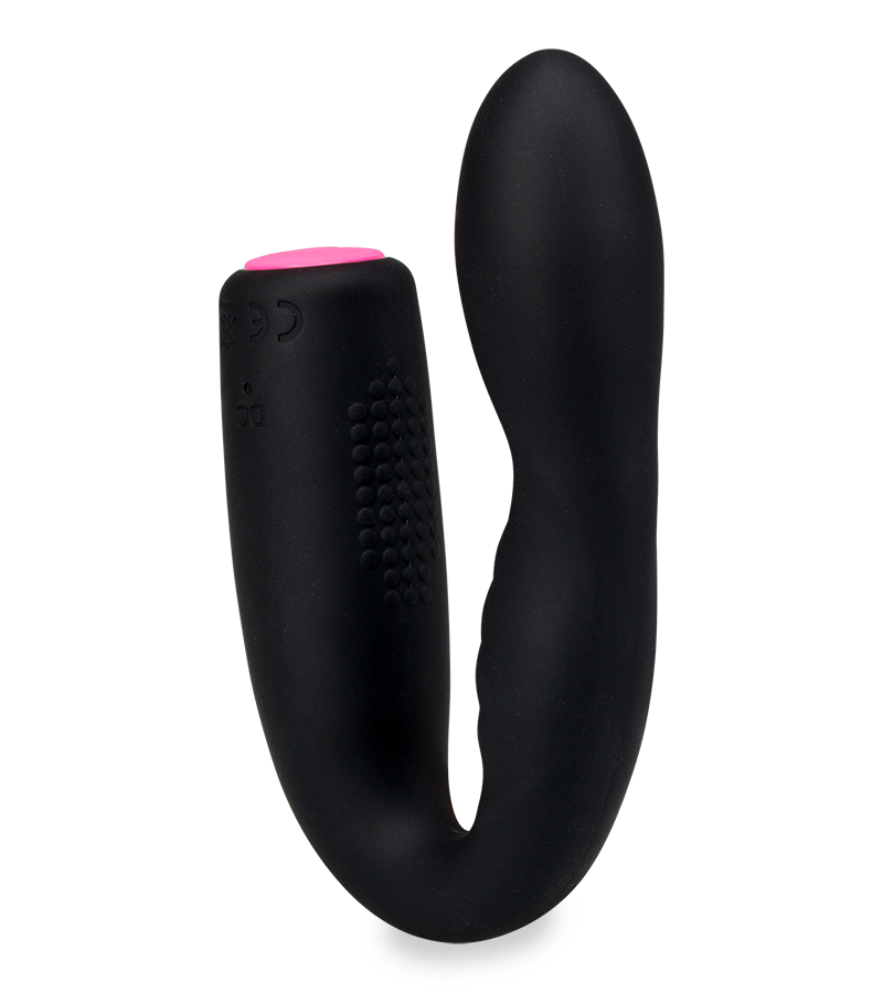 Flexible clit and G-spot vibrator