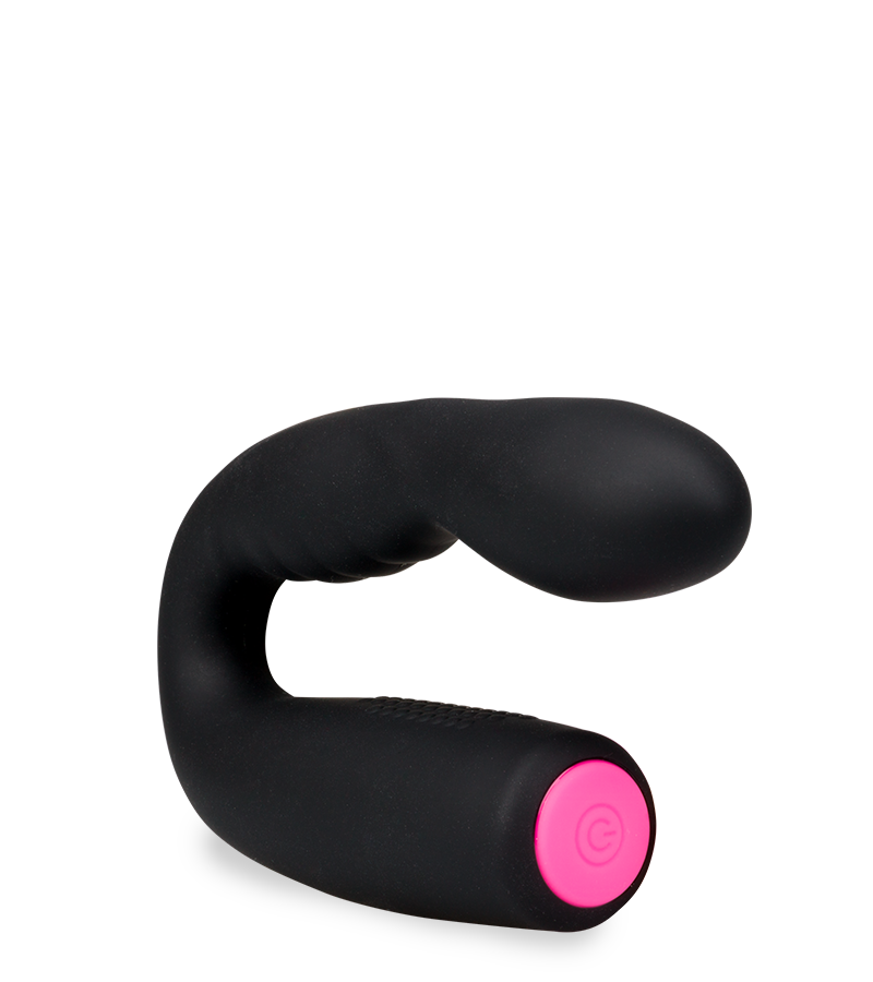 Flexible clit and G-spot vibrator