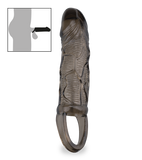 Flexible veined-shaft penis sleeve