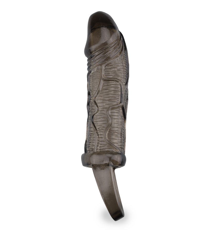 Flexible veined-shaft penis sleeve