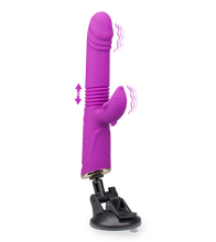 Load image into Gallery viewer, Flip thrusting rabbit vibrator with suction cup