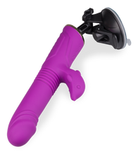 Load image into Gallery viewer, Flip thrusting rabbit vibrator with suction cup