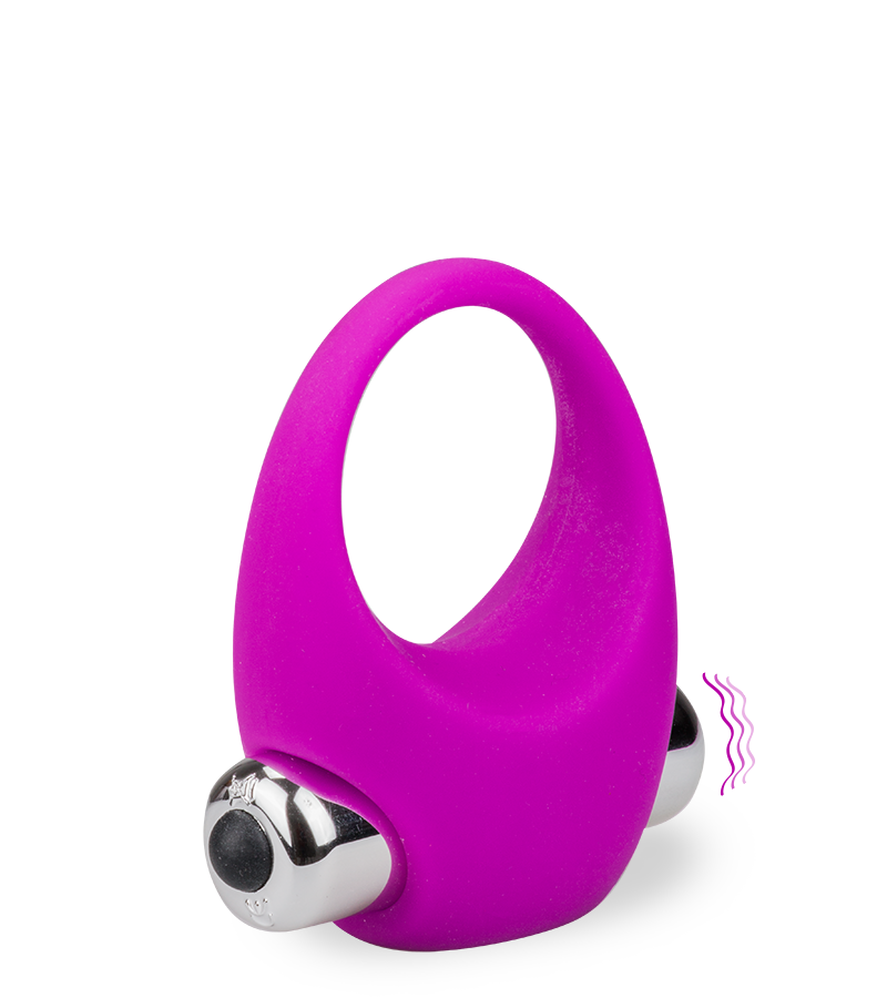 Flirt medical-grade silicone vibrating cock ring