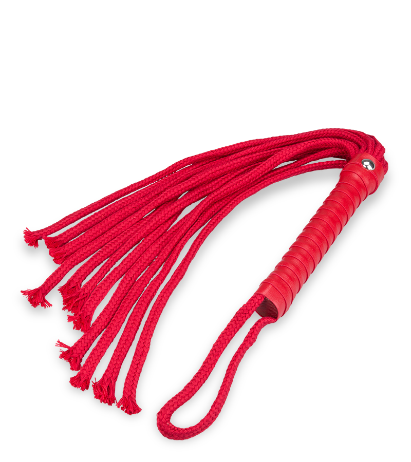 Flogger with red straps