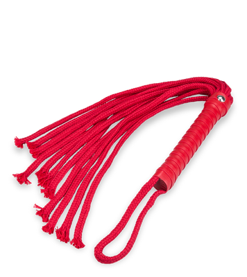 Flogger with red straps