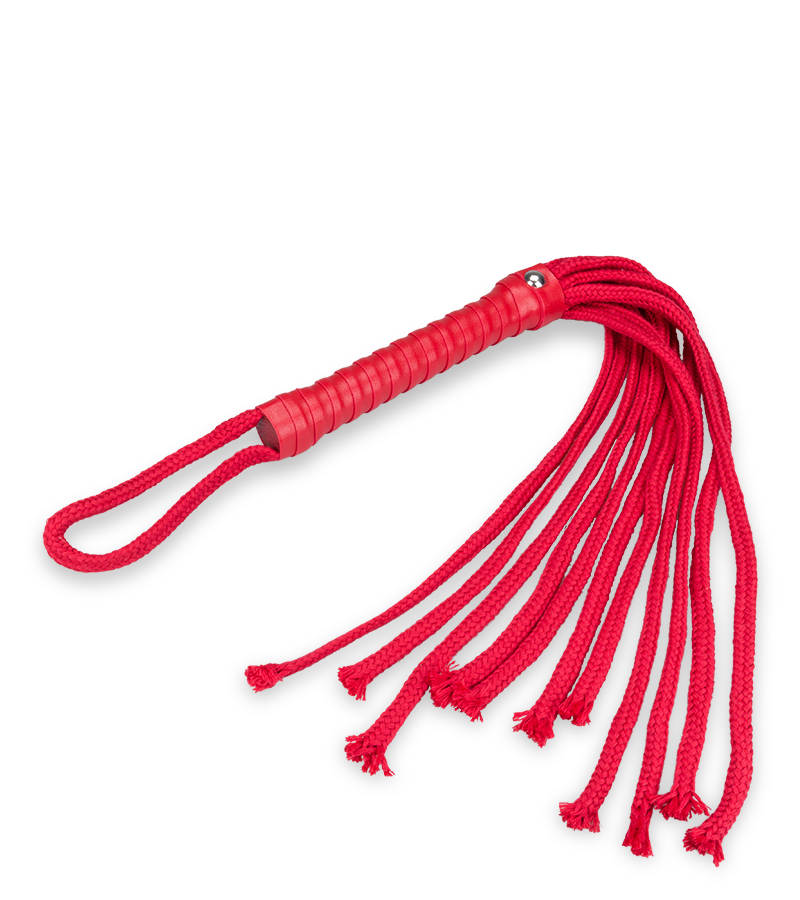 Flogger with red straps