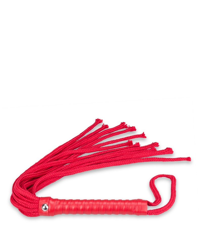 Flogger with red straps