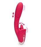 Flore oral sex thrusting rabbit vibrator