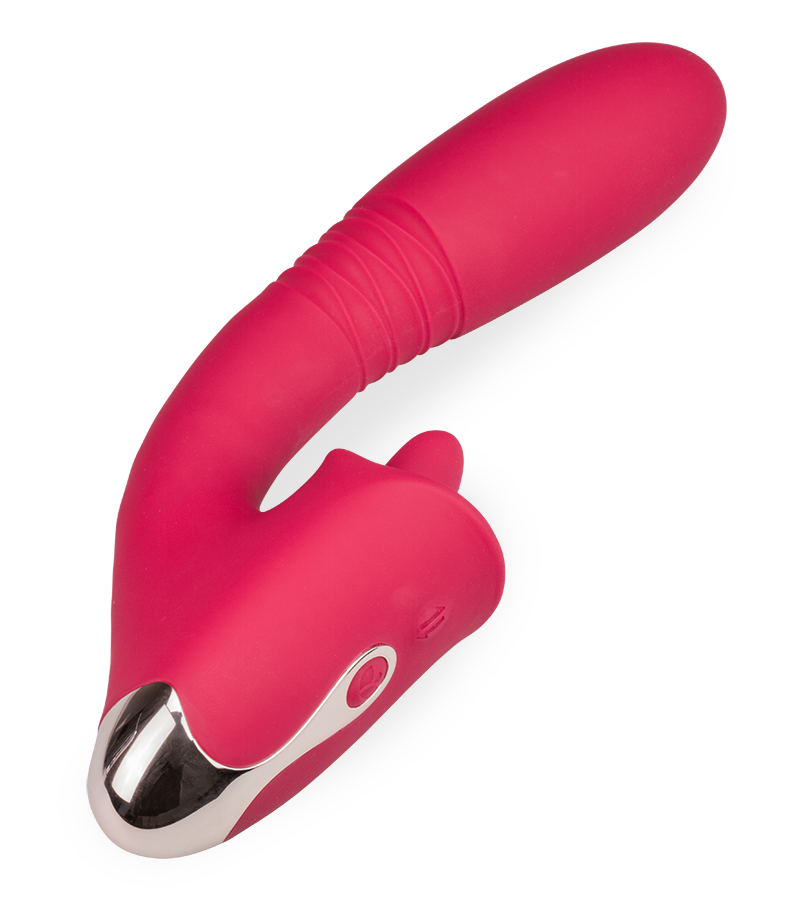 Flore oral sex thrusting rabbit vibrator