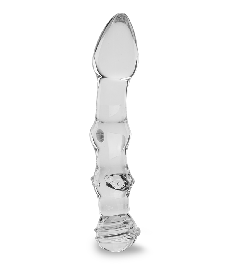 Flow glass dildo
