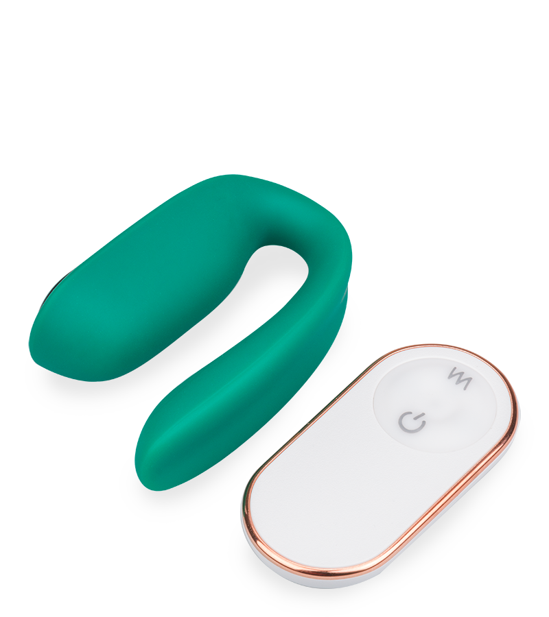 Forest remote control couples vibrator