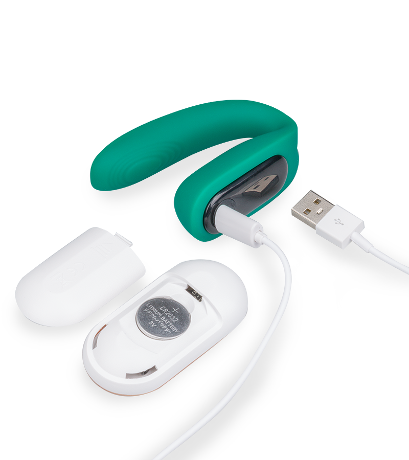 Forest remote control couples vibrator