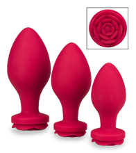 Load image into Gallery viewer, Forever set of 3 silicone butt plugs