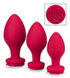 Forever set of 3 silicone butt plugs
