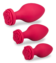 Load image into Gallery viewer, Forever set of 3 silicone butt plugs
