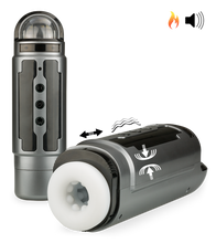 Load image into Gallery viewer, Frenzy thrusting and vibrating heated airbag male masturbator