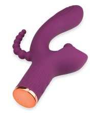 Load image into Gallery viewer, Funky triple stimulation rabbit vibrator