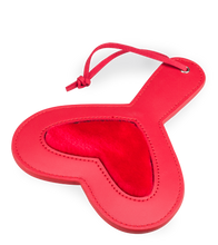 Load image into Gallery viewer, Fur-lined heart paddle