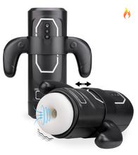 Load image into Gallery viewer, Furious vibrating thrusting and sucking masturbator with handles